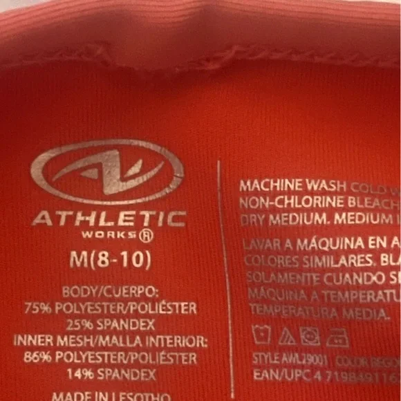 *sold* ATHLETIC Works Red Sports Bra - Picture 5 of 5